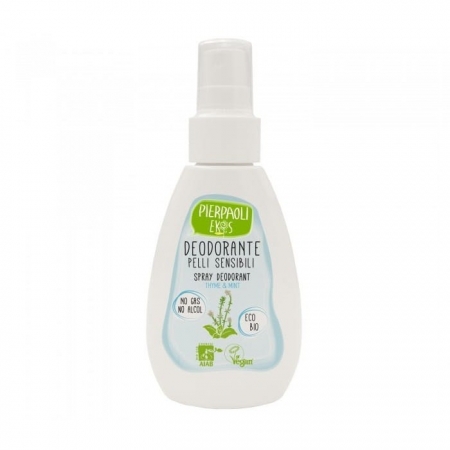 Pierpaoli Ekos Personal Care Dezodorant w sprayu z miętą i tymiankiem naturalny certyfikowany AIAB 100ml
